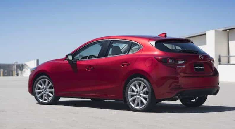 Red 2017 Mazda3