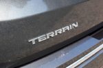 Closeup of "Terrain" badge on 2019 GMC Terrain