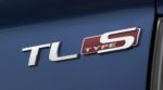 A closeup of the Type S badging on an 2008 Acura TL