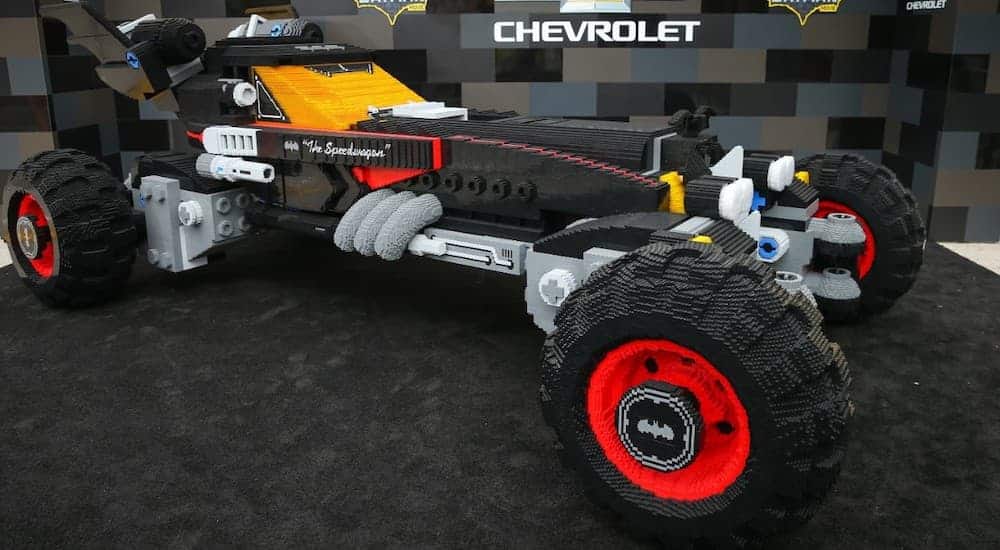 The Lego Batmobile from Chevy was displayed at the NAIAS.