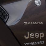 This is a side view of the Jeep Wrangler logo, Current Auto News, this will be electric soon