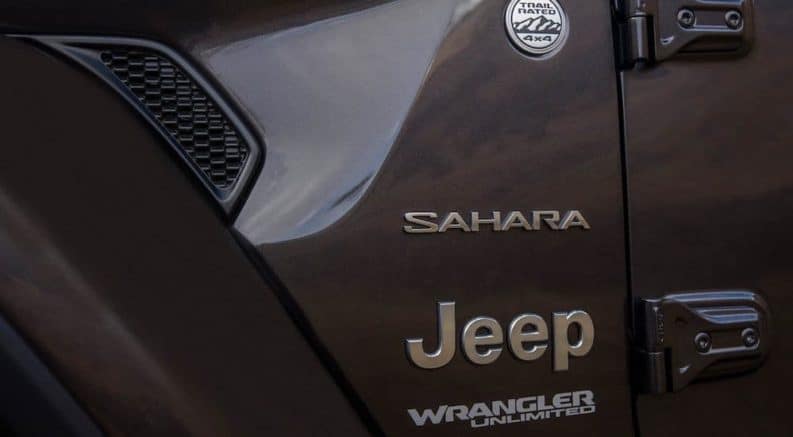 This is a side view of the Jeep Wrangler logo, Current Auto News, this will be electric soon