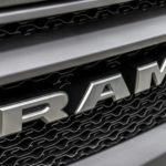 A close up of the word "Ram", which is found on recent Ram trucks, is shown.