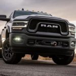A silver 2021 Ram 2500 Power Wagon is shown after leaving a used CDJR dealership.