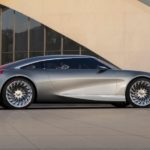 A silver Buick Wildcat EV Concept is shown from the side.