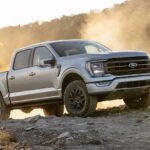 A popular Ford F-150 for sale, a 2021 Ford F-150 Tremor, is shown parked off-road.