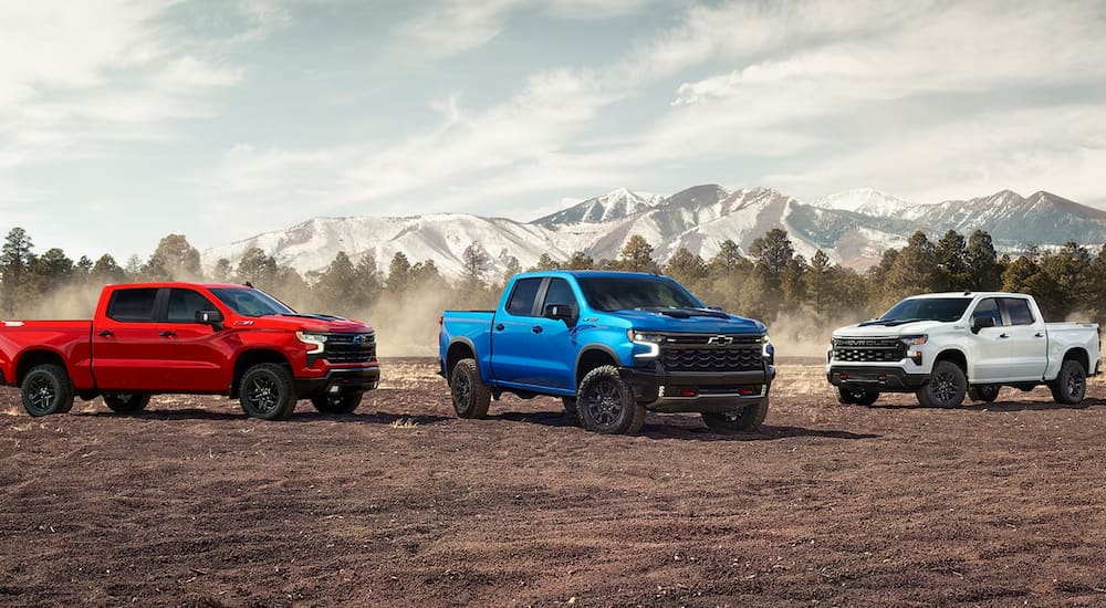 Is The 2024 Chevy Silverado 1500 Trail Boss A Viable Alternative To The   Silverado 1500 Red LT Trail Boss Blue ZR2 White Custom Trail Boss 