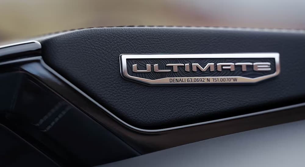 2025 GMC Yukon AT4 Ultimate interior badge