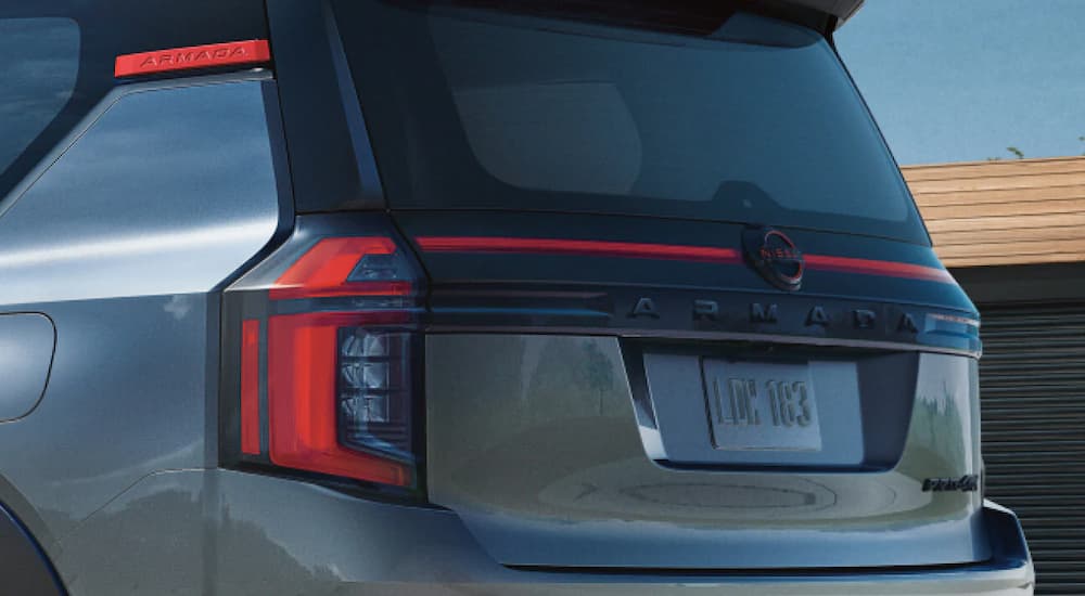 Close-Up of taillights on a 2025 Nissan Armada