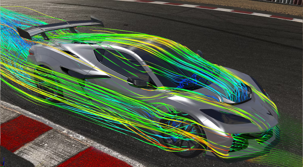 Aerodynamic testing on the 2026 Chevy Corvette ZR1X.