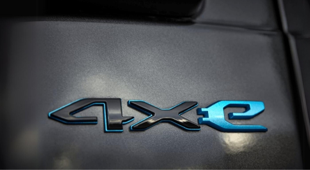4xe badging found on PHEV and EV Jeep vehicles