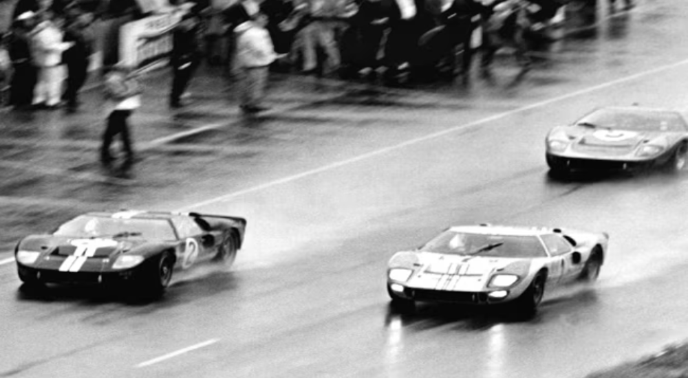 Historic GT-40 1,2,3 finish at Le Mans 1966