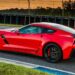 A red 2017 Chevy Corvette CT is shown parked after viewing a used Chevy for sale.