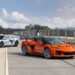 A silver and an orange 2026 Chevy Corvette ZR1X from the front.