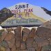 A Pike's Peak Summit sign.
