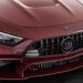 A 2026 Brabus Rocket GTC in deep red front grille.